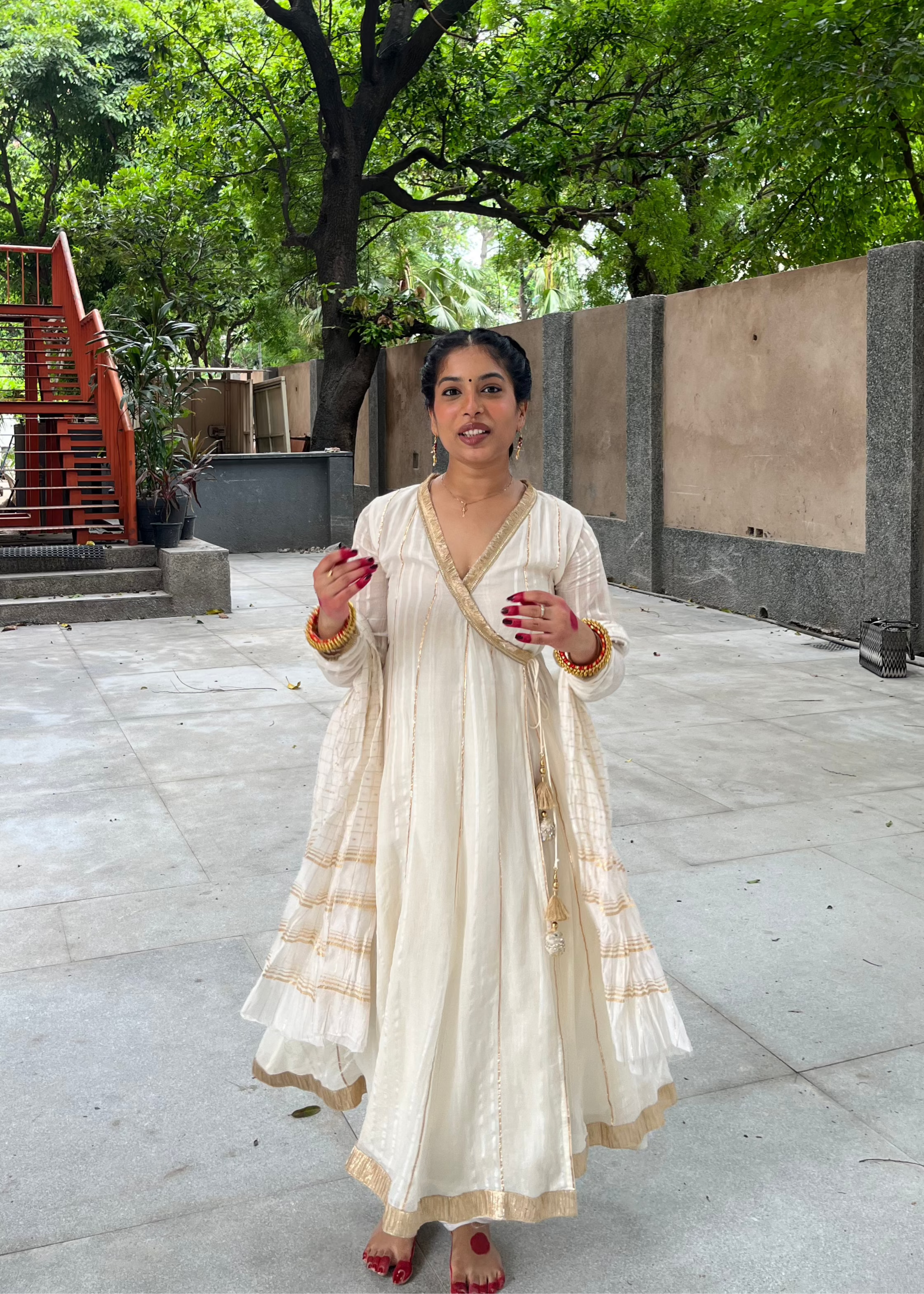 Triveni Angrakha Kurta Set