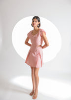 Hermoine Baby Pink Khadi Top