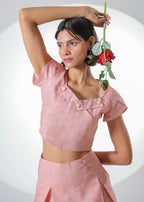 Hermoine khadi co-ord set