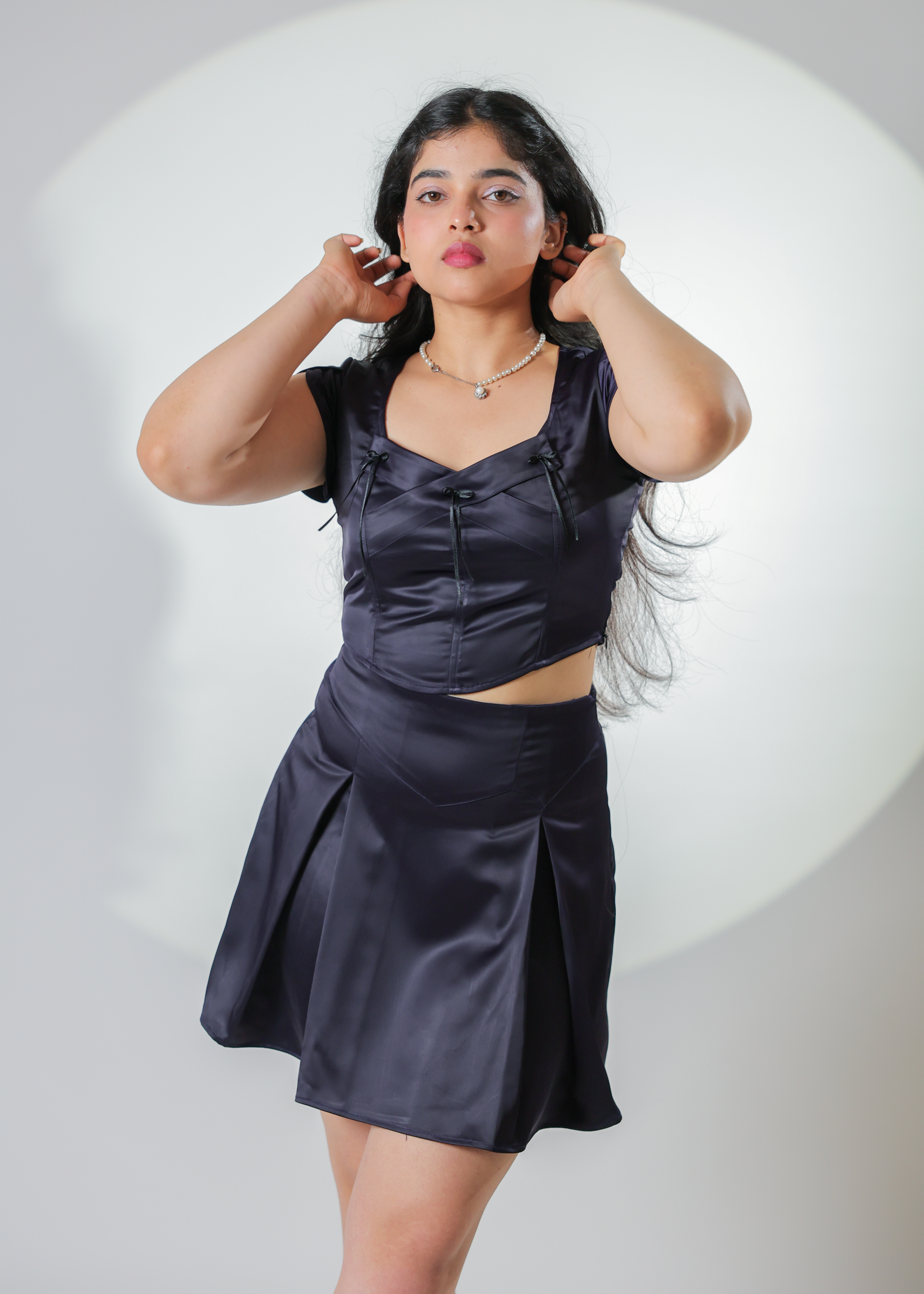 Luna Navy bow set