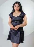 Luna Navy Bow top