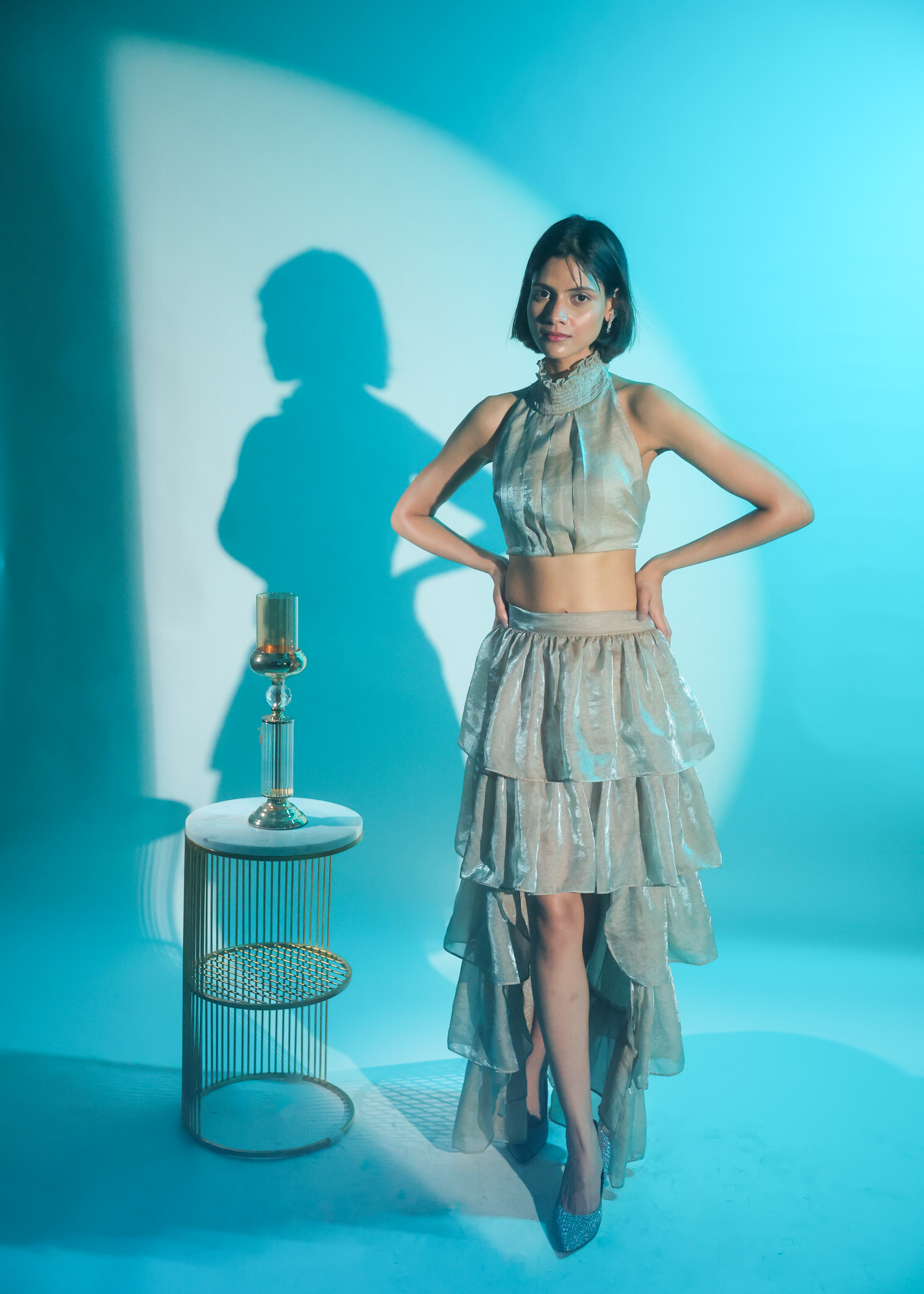 Elsa organza co-ord set