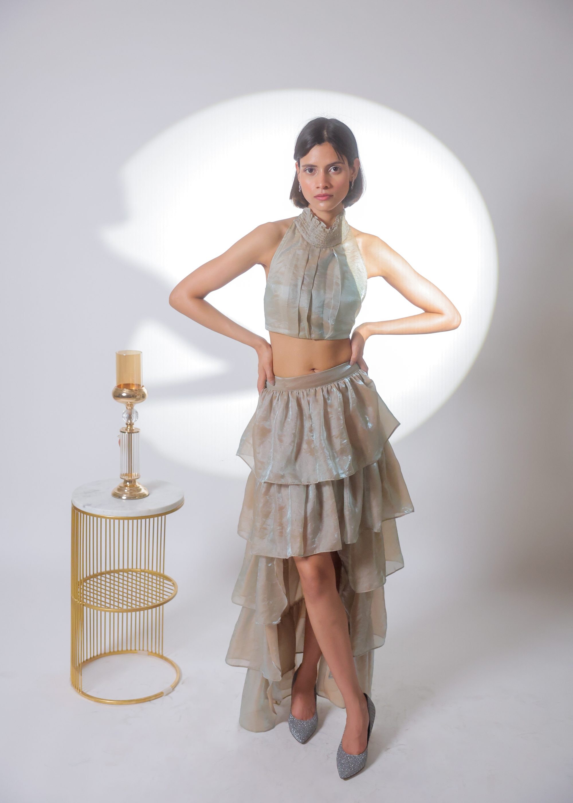 Elsa organza co-ord set