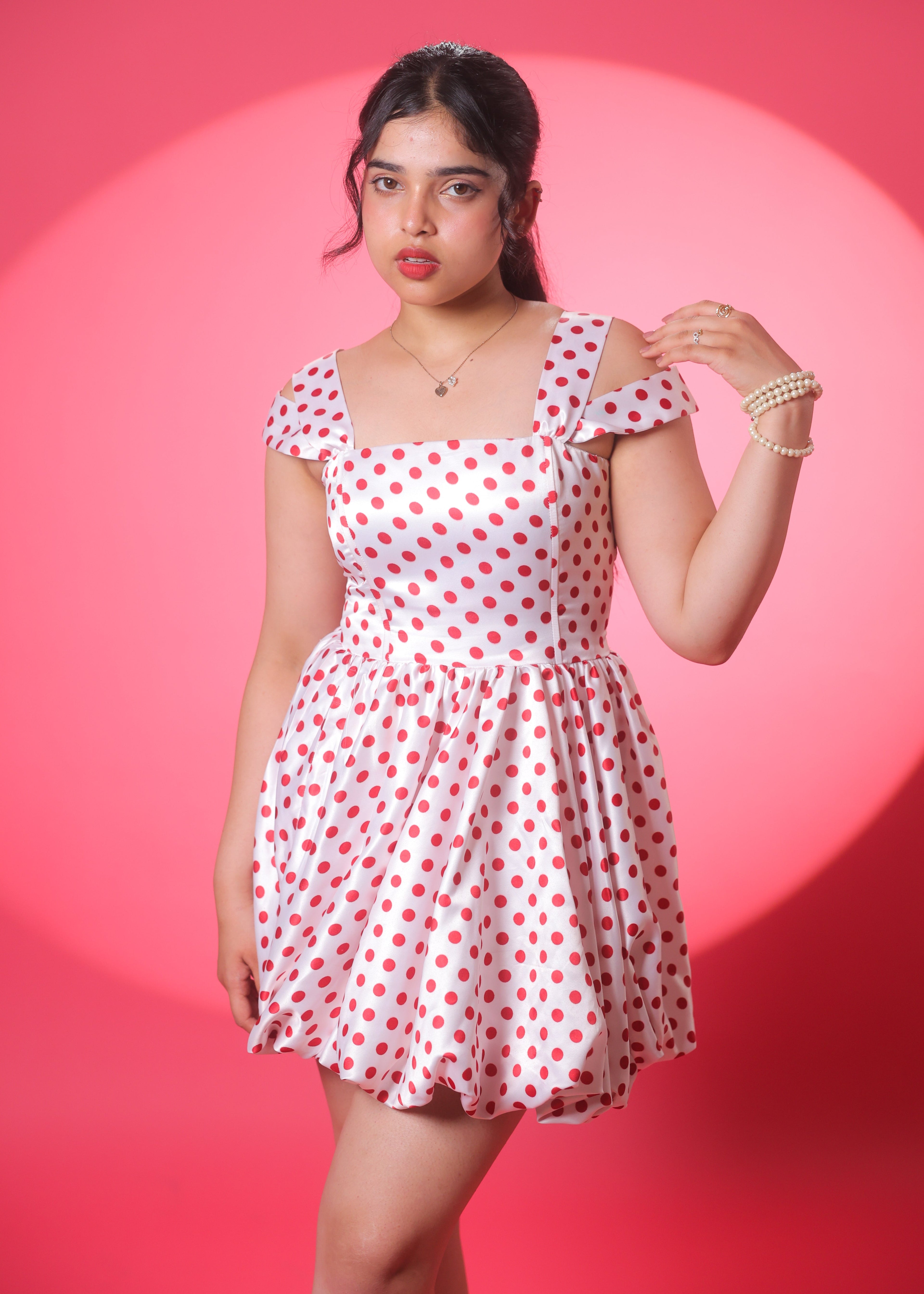 Emilia Polka Dot Dress