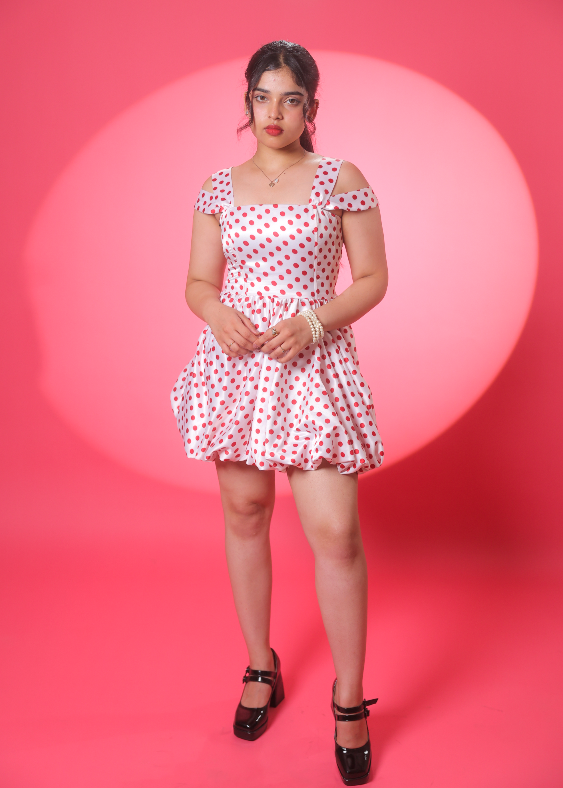 Emilia Polka Dot Dress