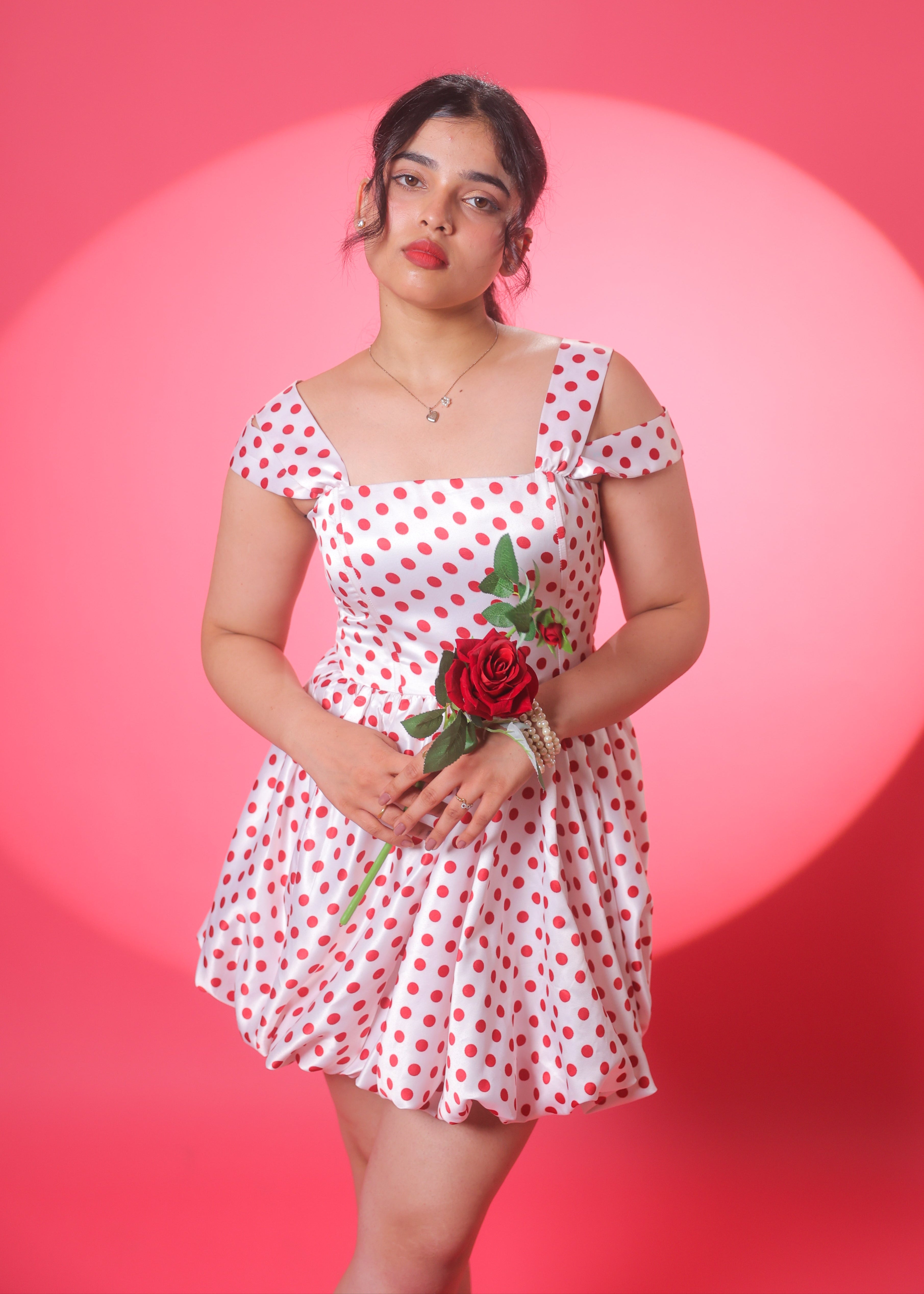 Emilia Polka Dot Dress