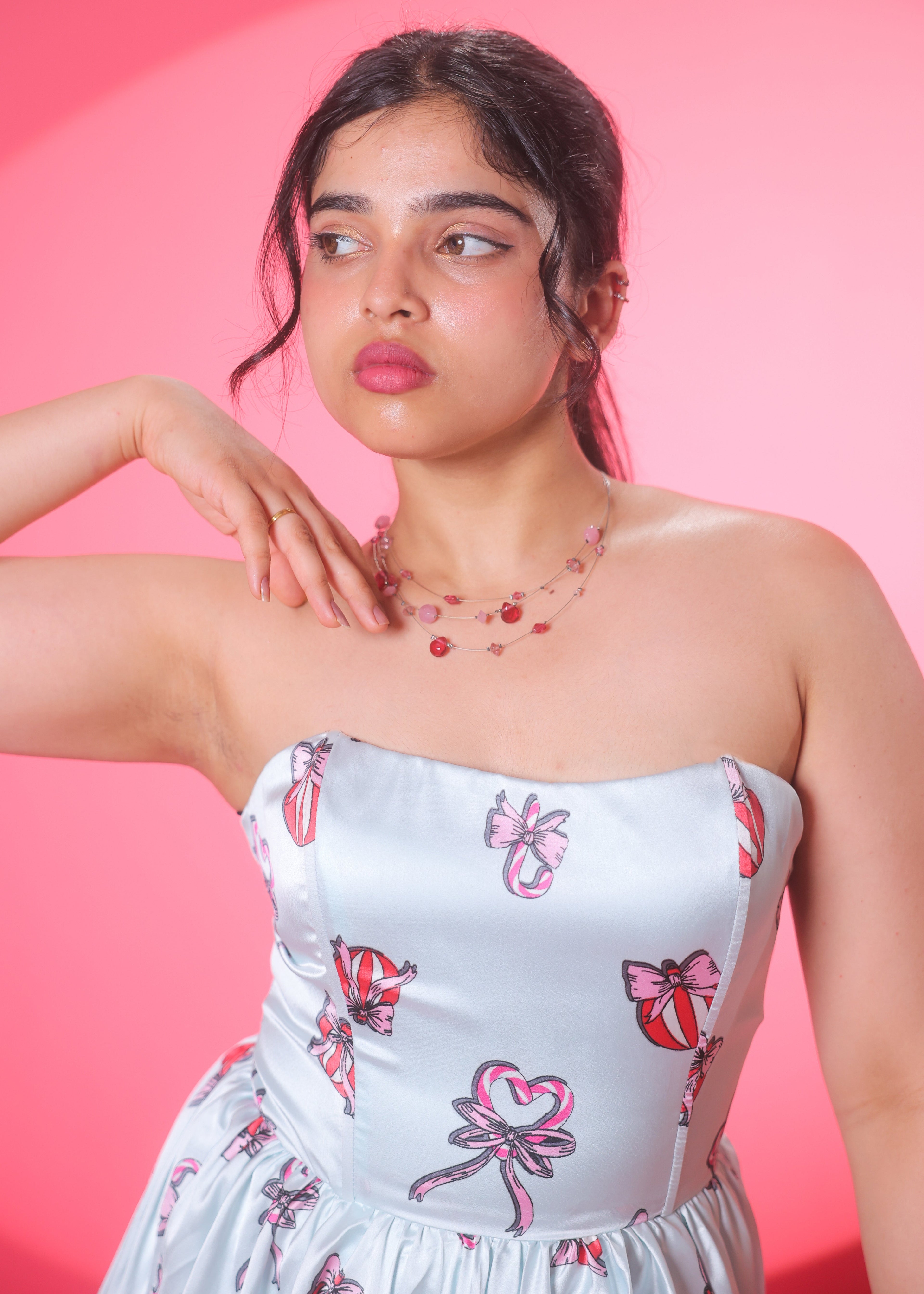 Aisha Baby blue bubble dress