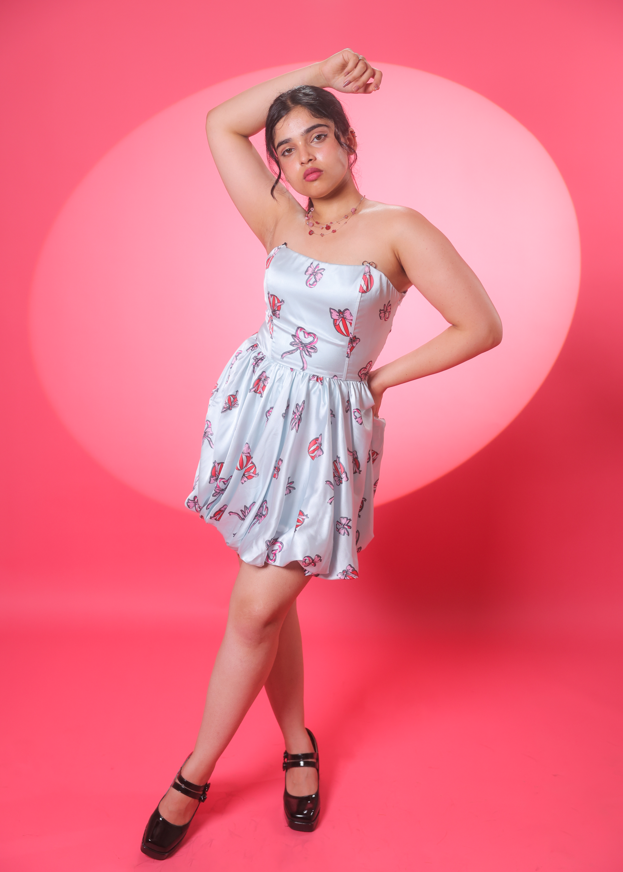 Aisha Baby blue bubble dress
