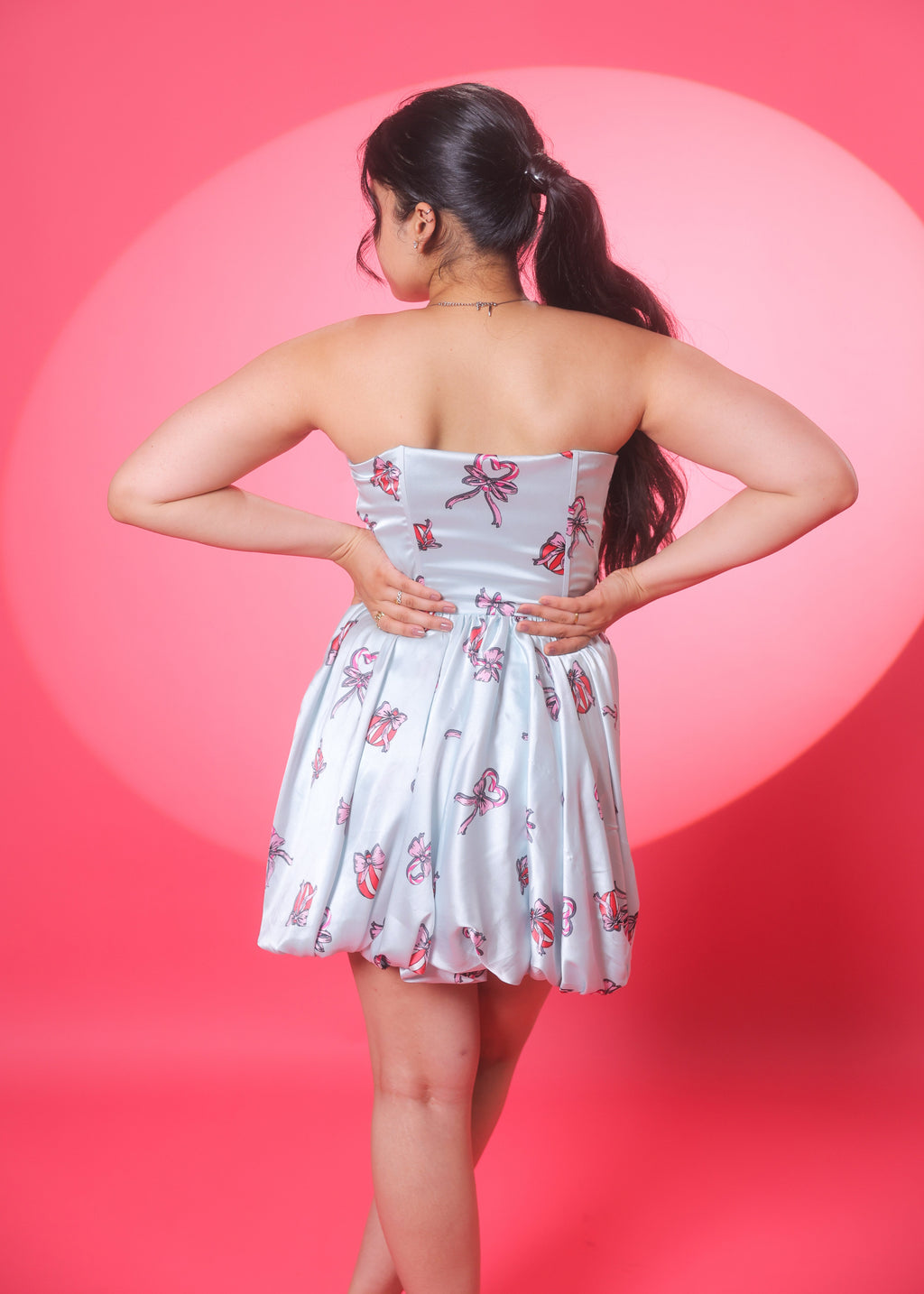 Aisha Baby blue bubble dress