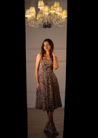 Gloria Leopard Corset dress