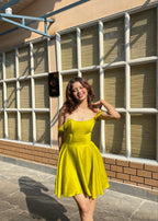 Elara Lemontini Corset dress
