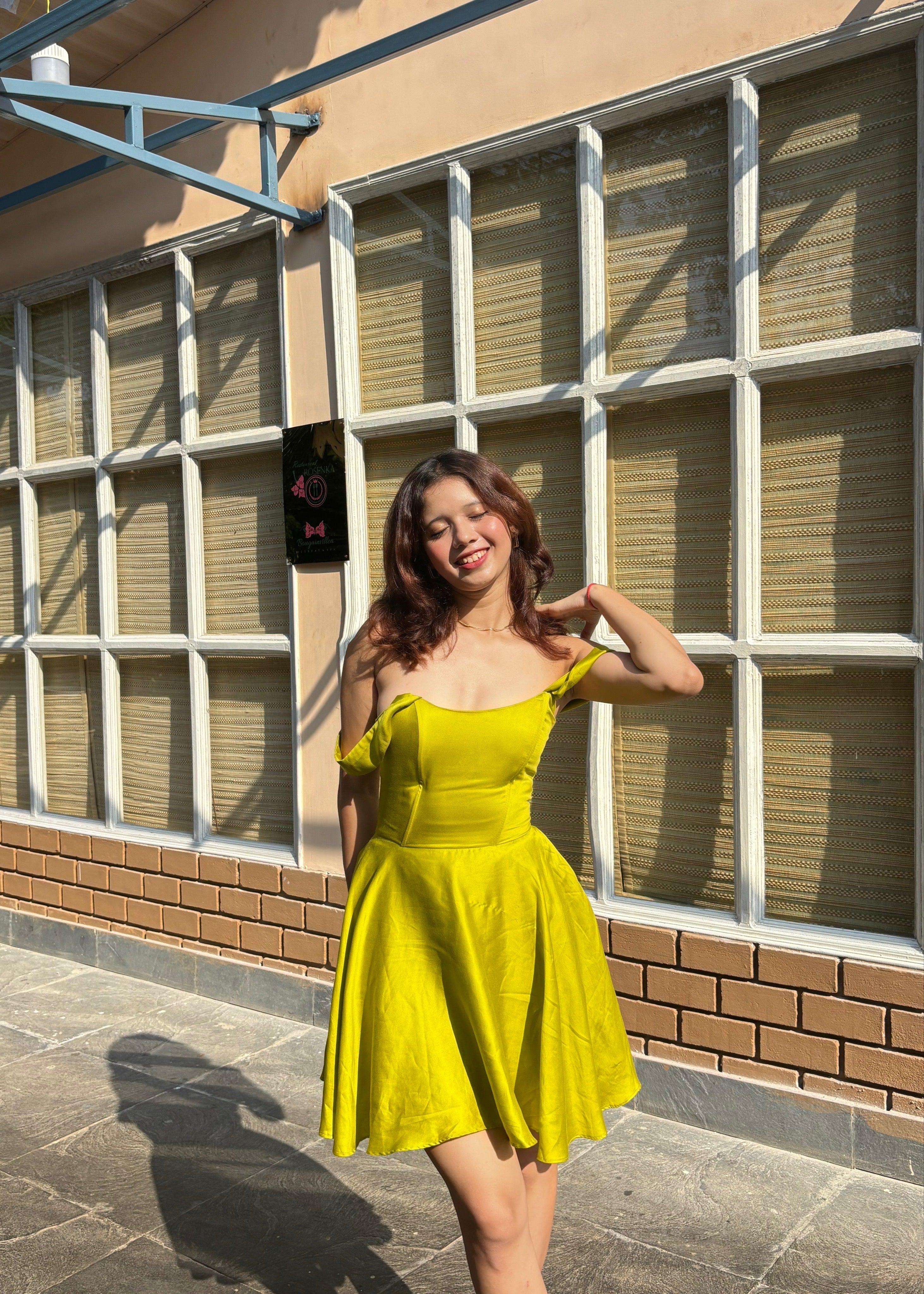 Elara Satin Corset dress