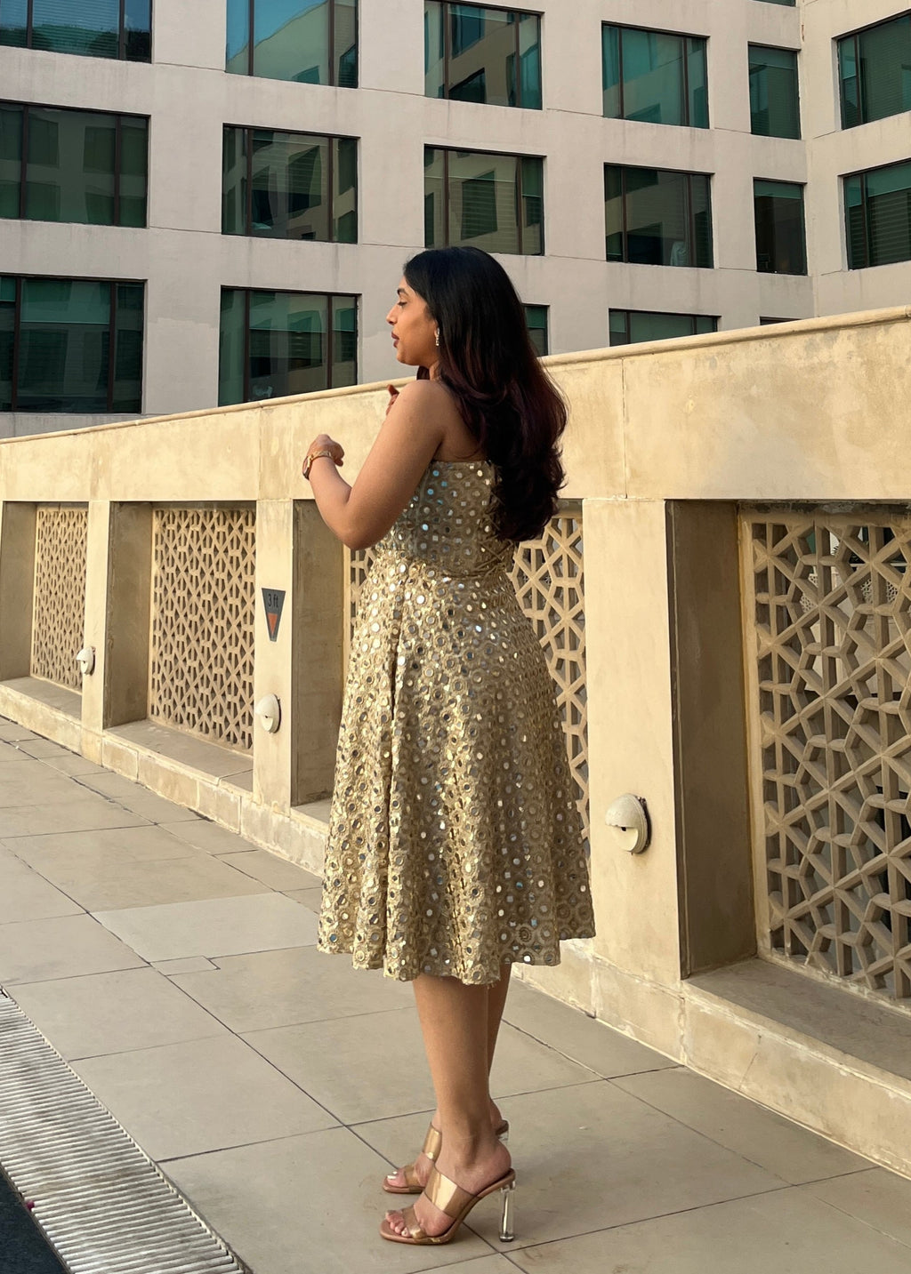 Golden girl dress