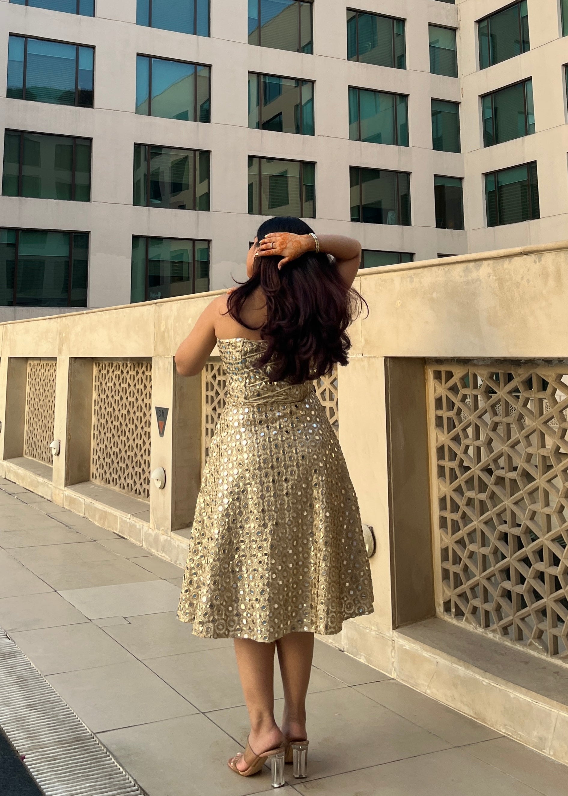 Golden girl dress