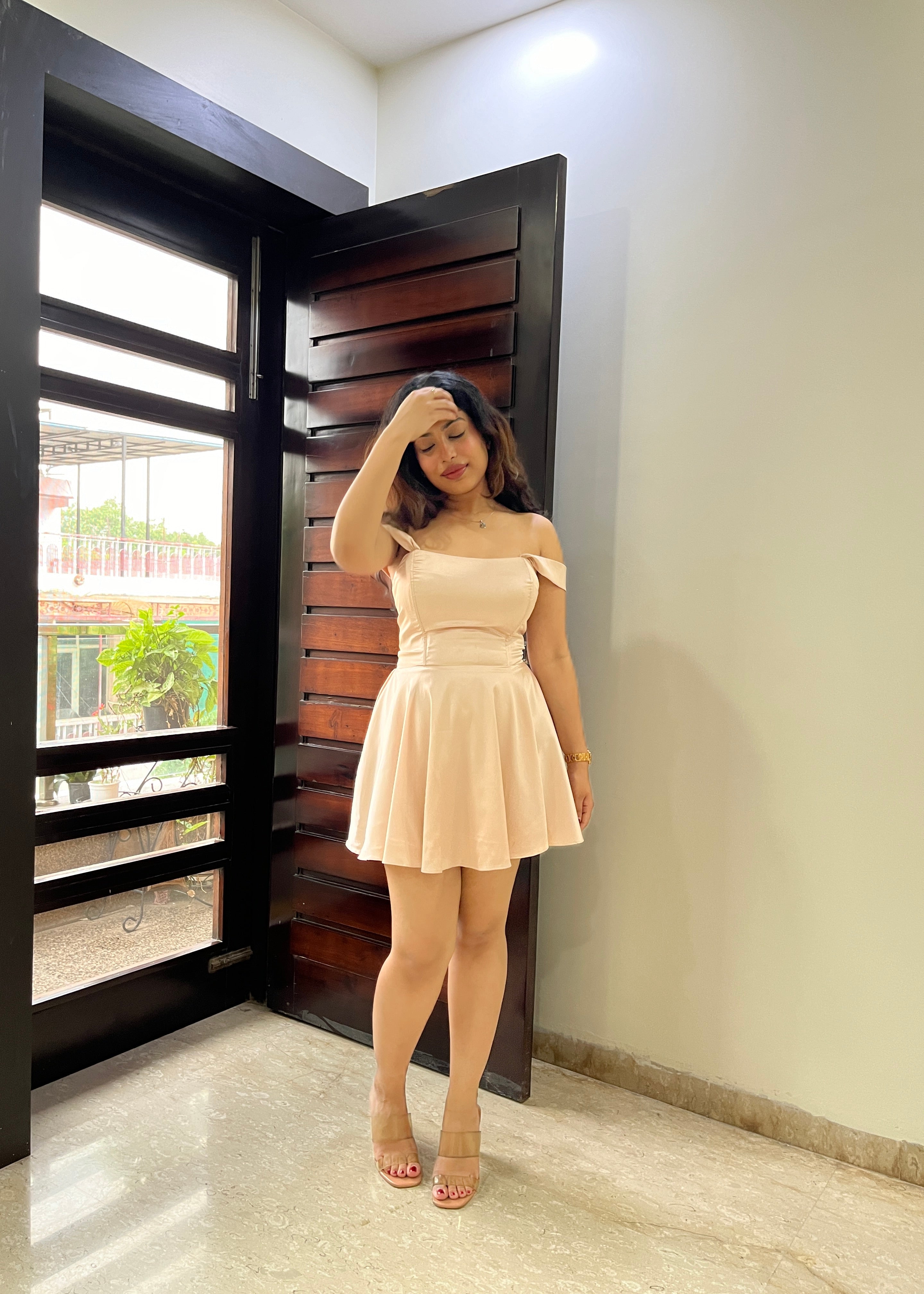 Elara Satin Corset dress