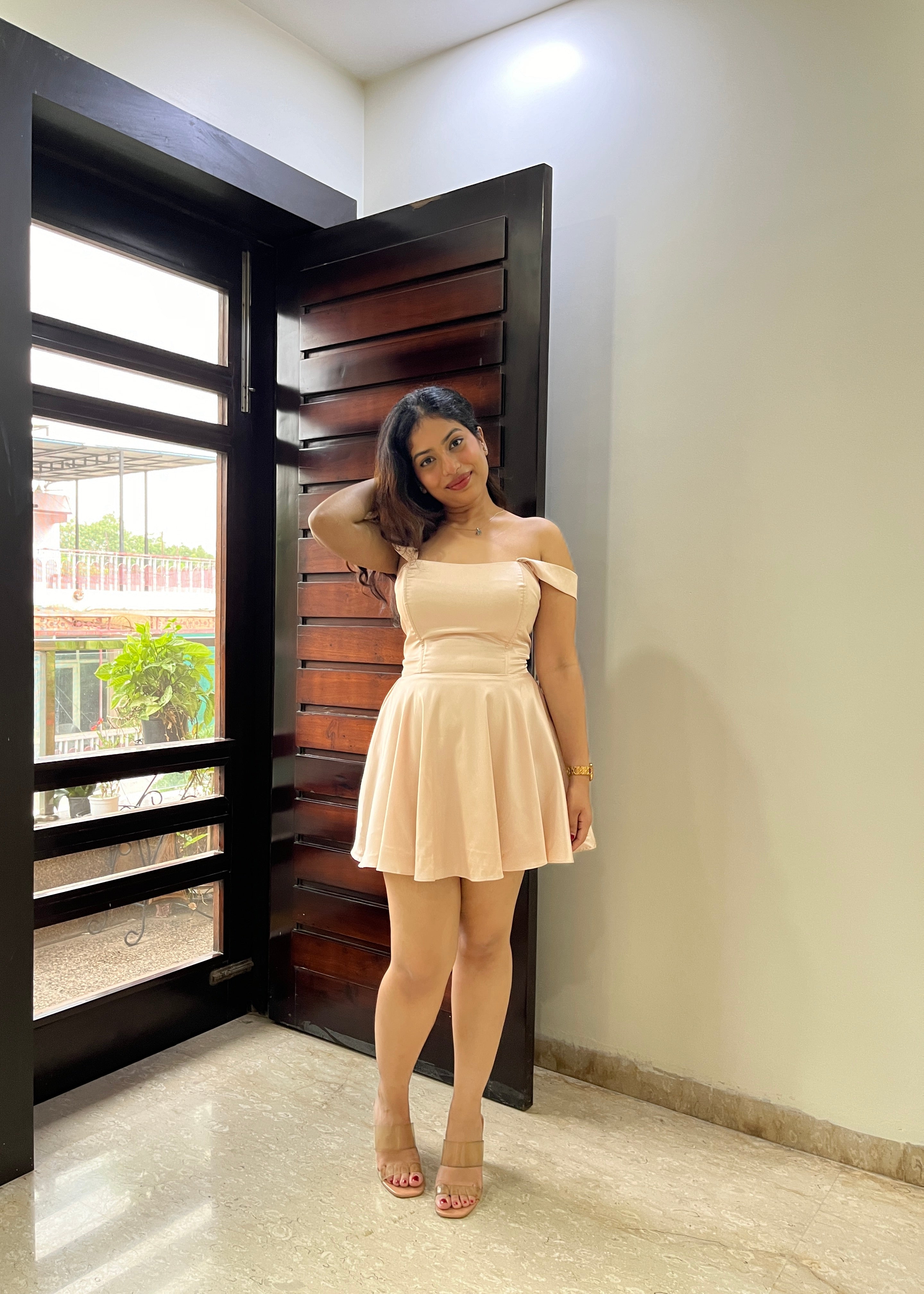 Elara Satin Corset dress