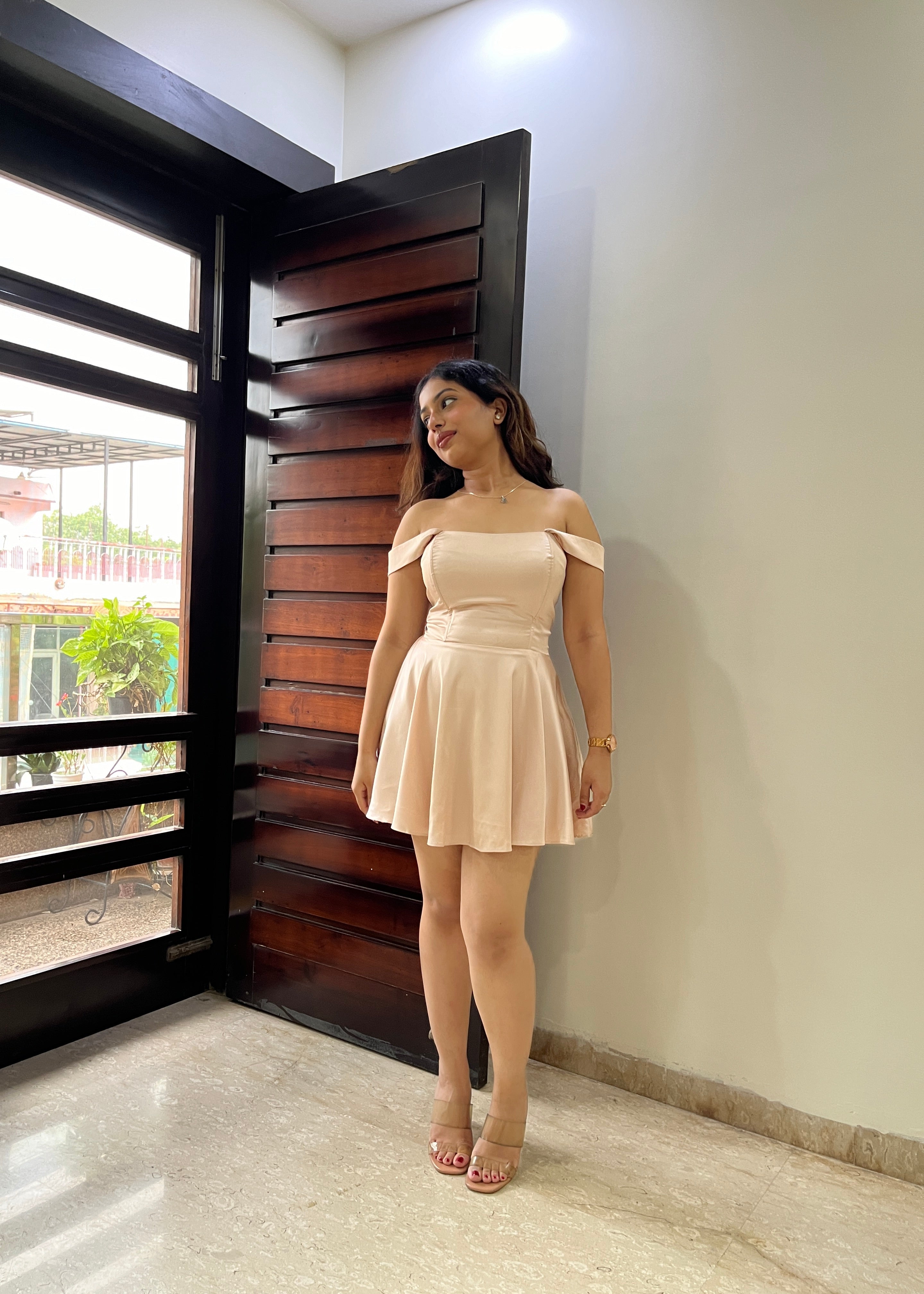 Elara Satin Corset dress
