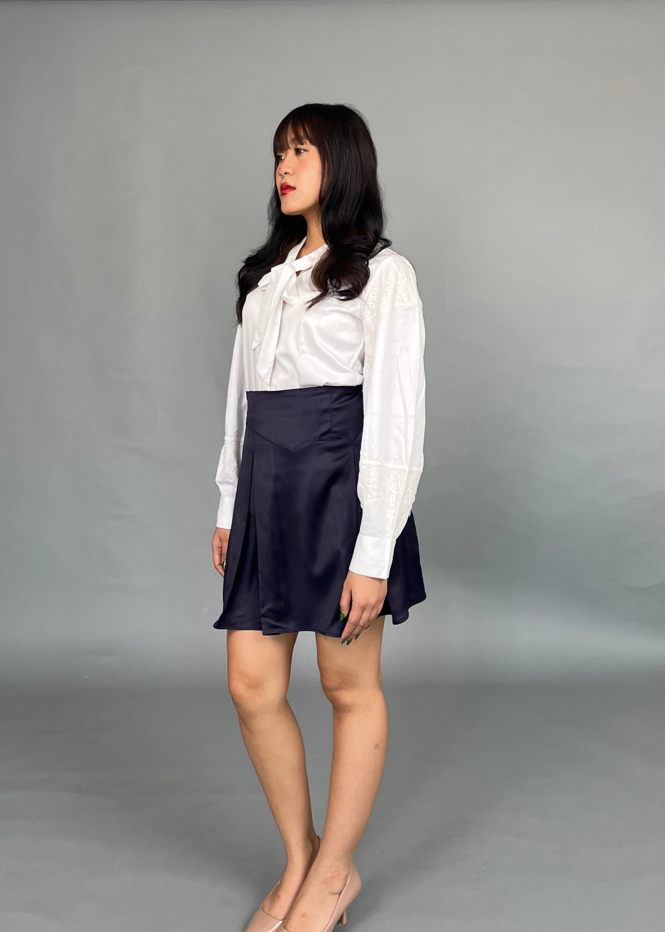 White Dorothea Lace Shirt