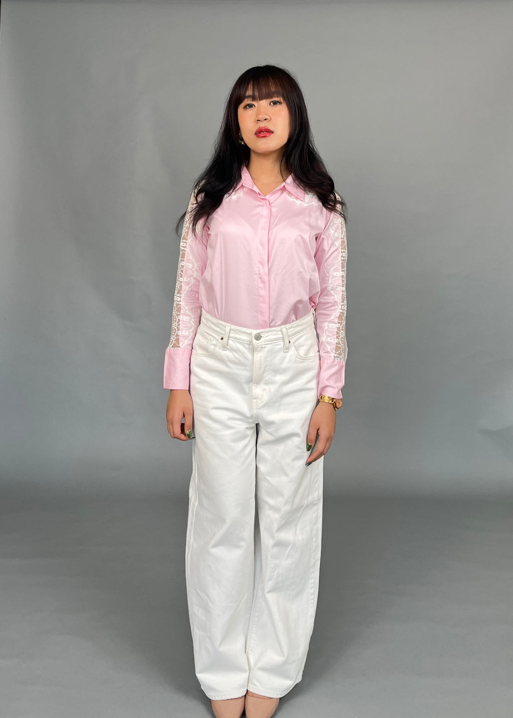 Karma Pink Lace Shirt