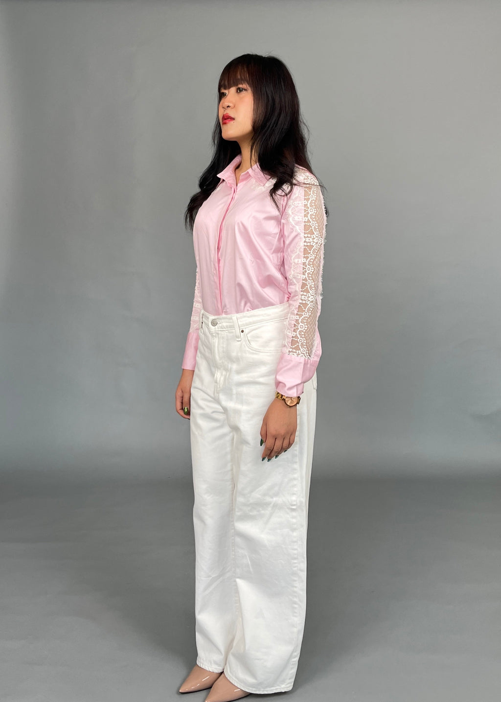 Karma Pink Lace Shirt