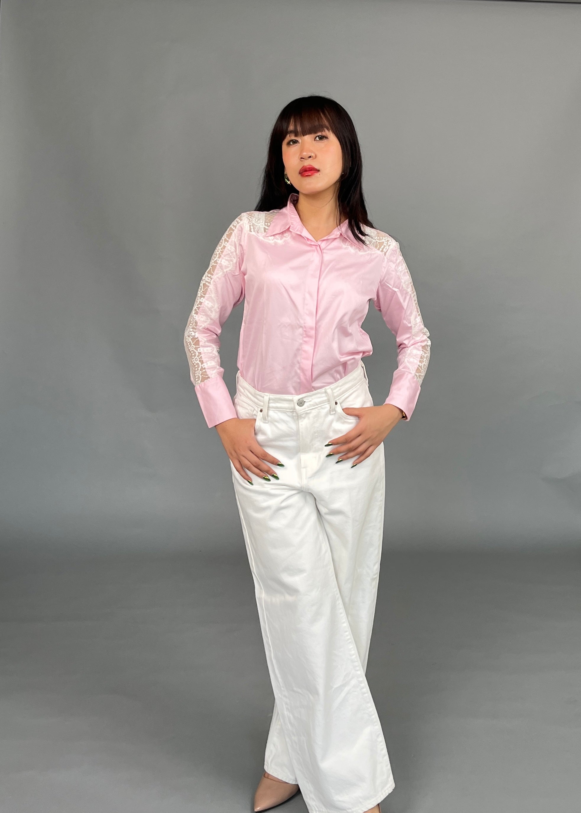 Karma Pink Lace Shirt