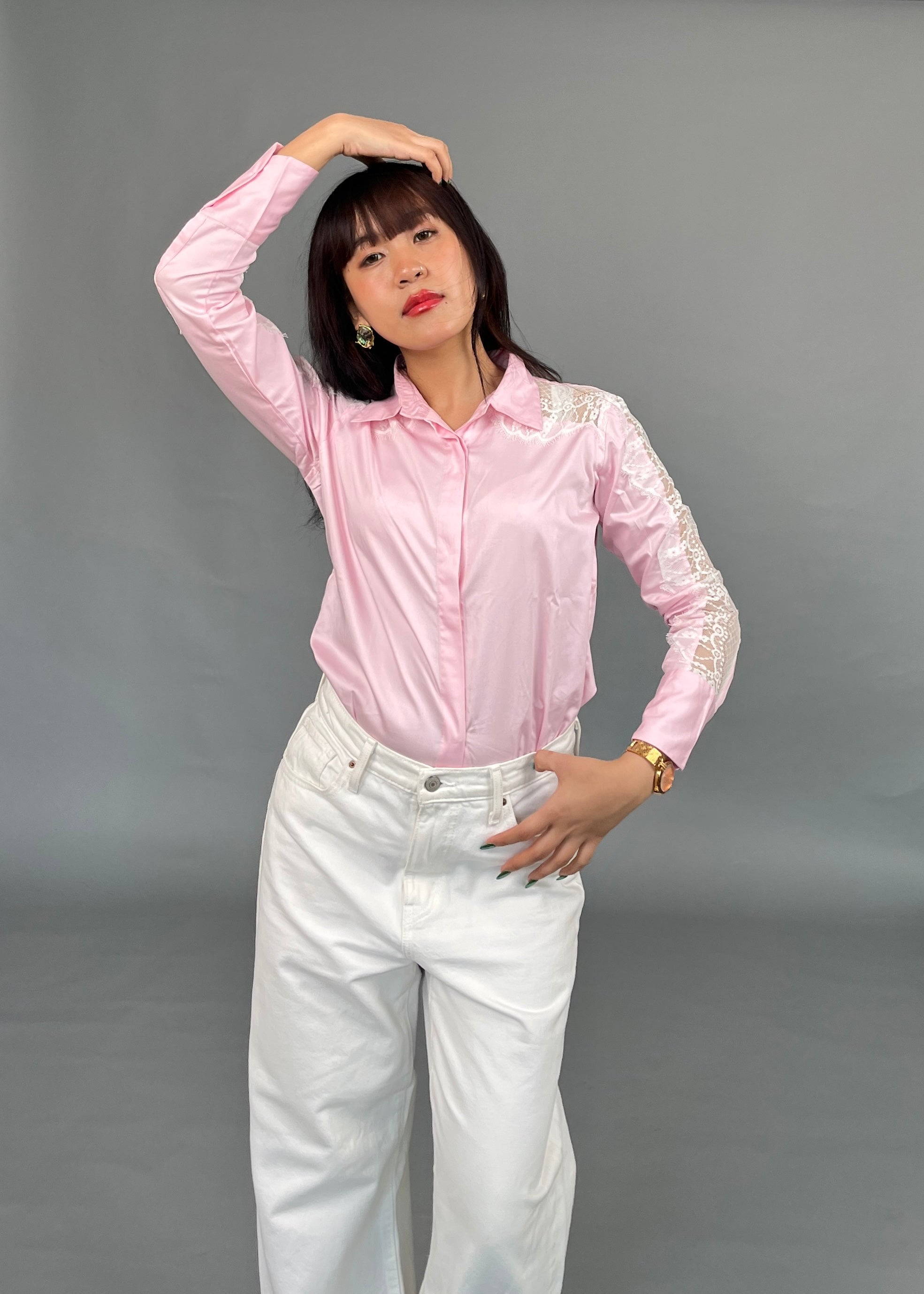 Karma Pink Lace Shirt