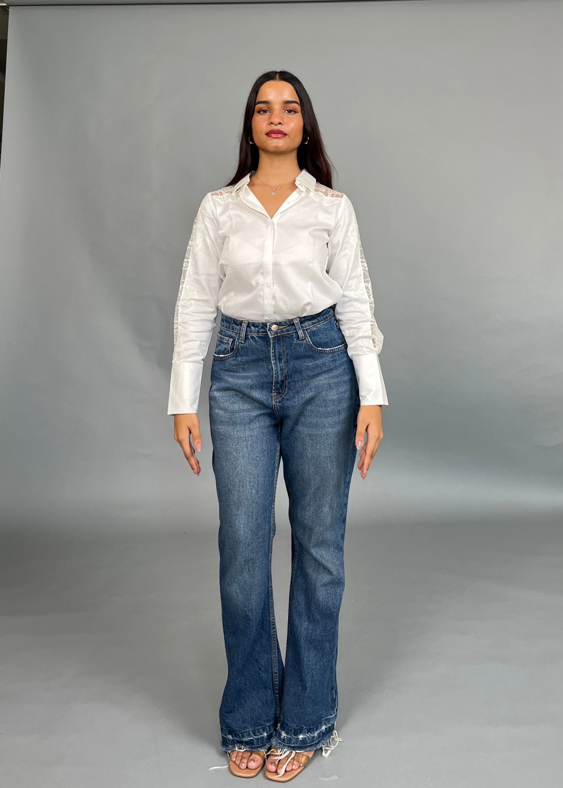 Karma White Lace Shirt