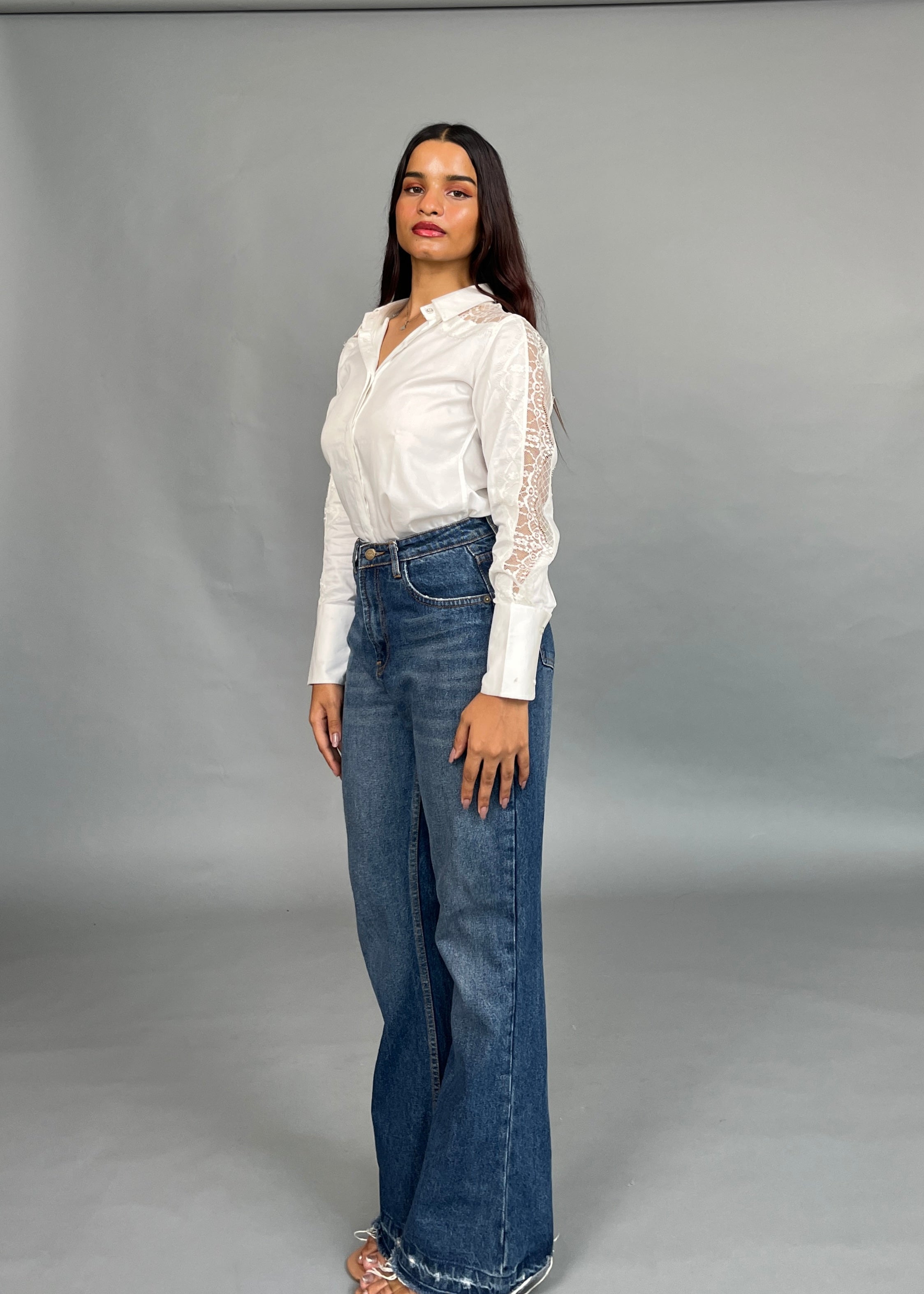 Karma White Lace Shirt