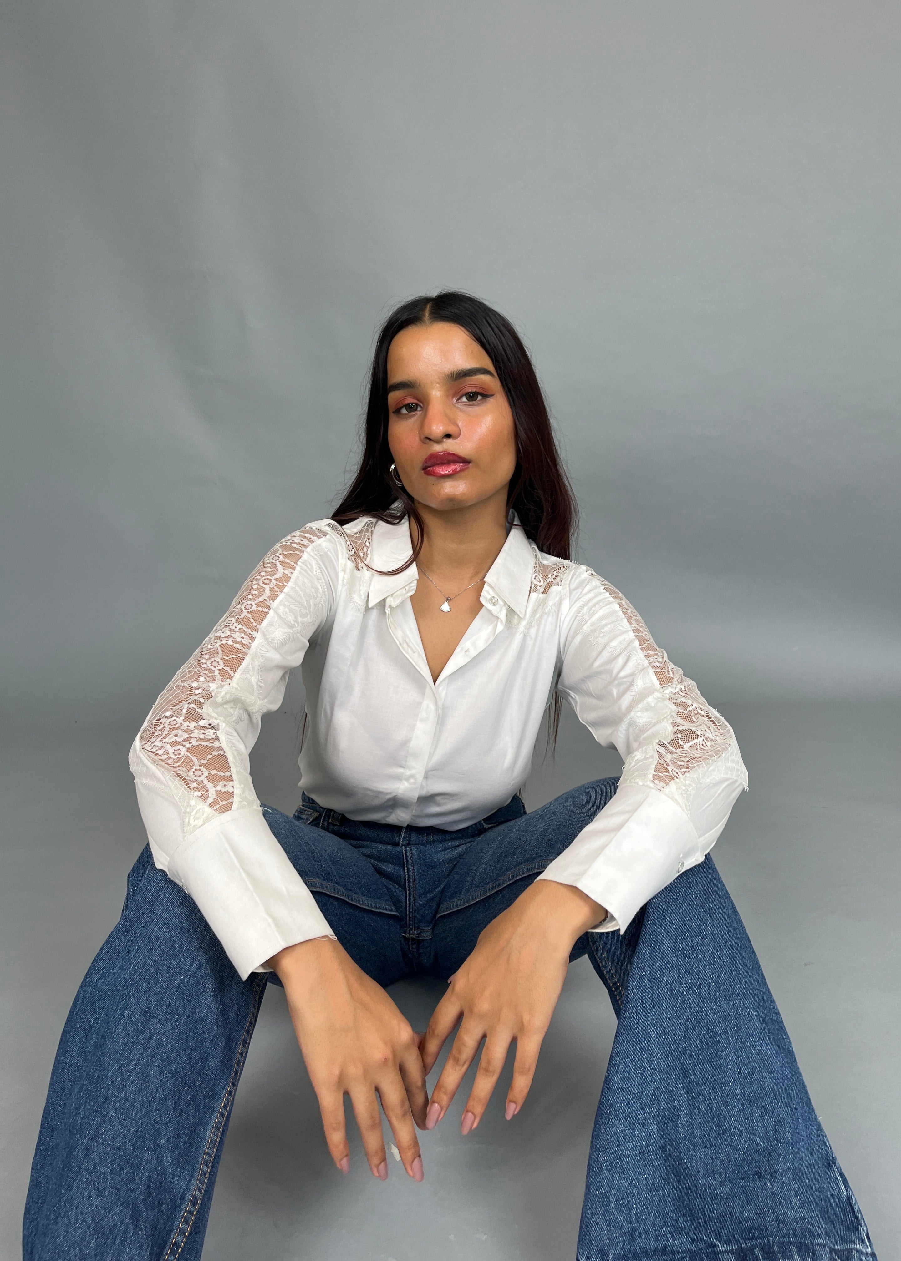 Karma White Lace Shirt