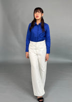 Delicate Cobalt Blue Shirt