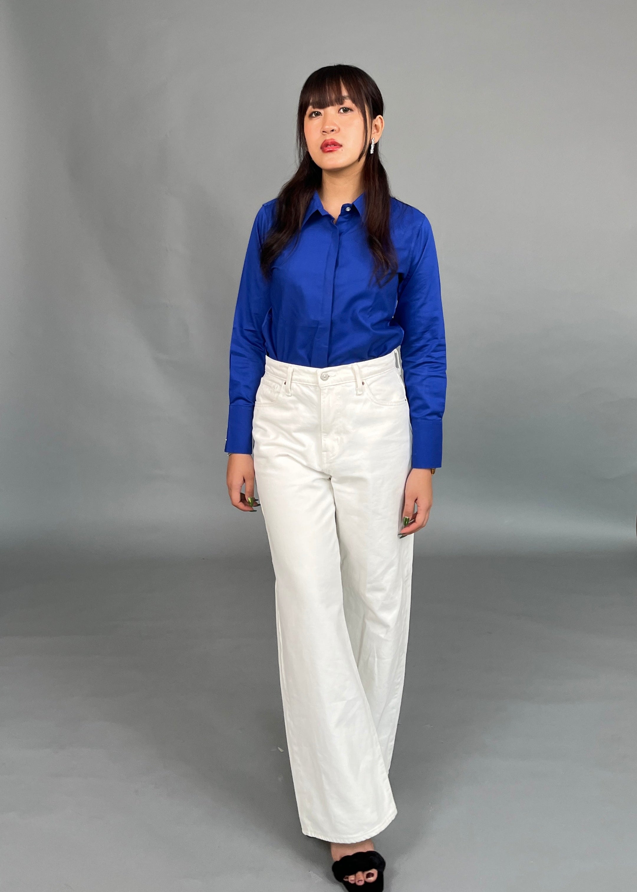 Delicate Cobalt Blue Shirt