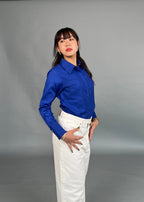 Delicate Cobalt Blue Shirt