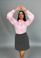 Dorothea Baby Pink Lace Shirt