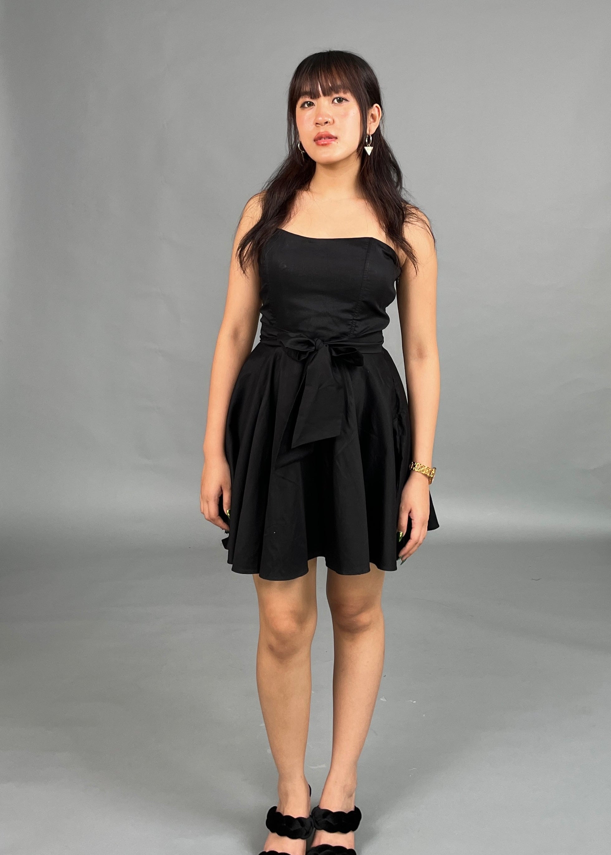 Moira Black Corset Dress