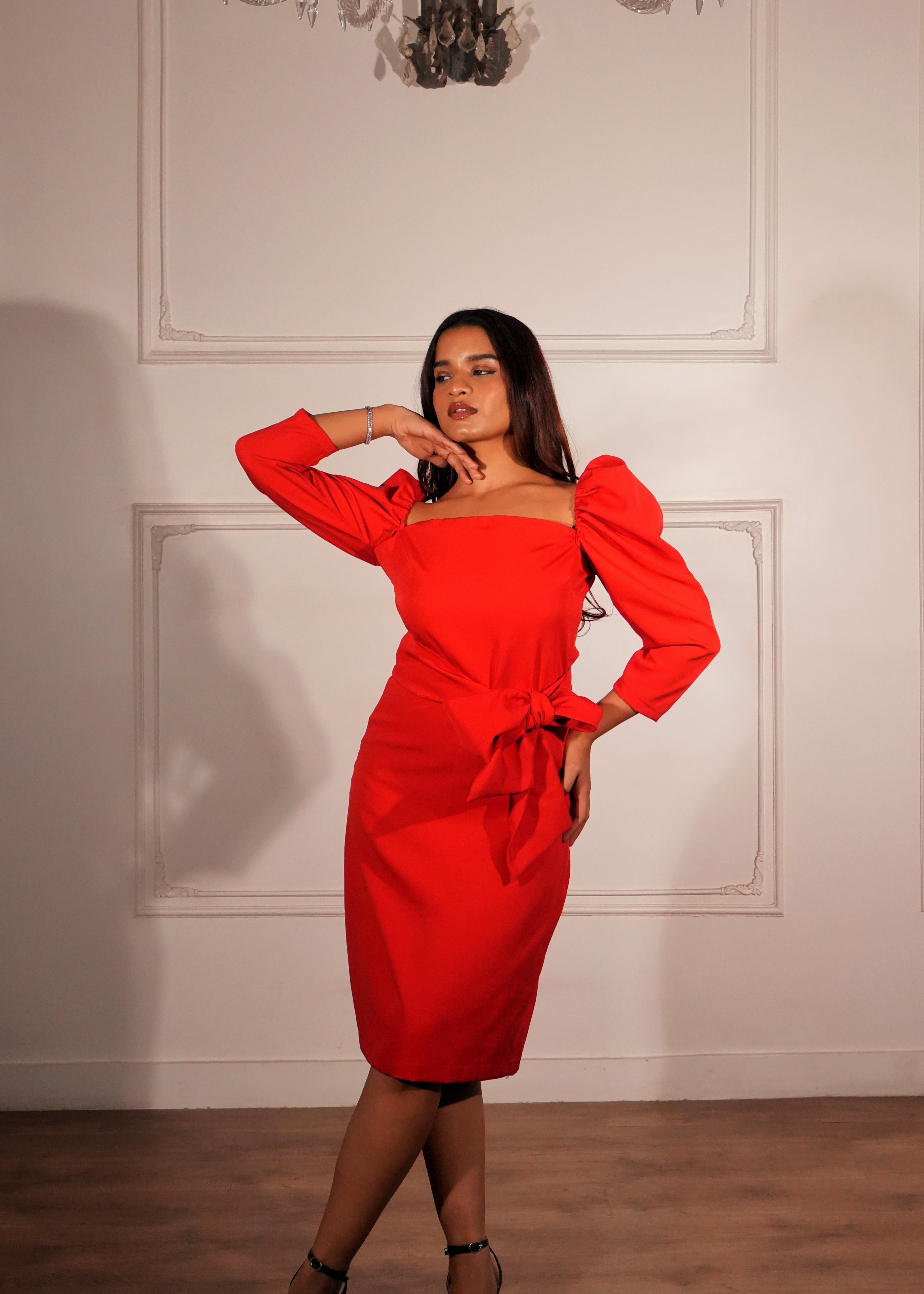 Sophie Red Dress
