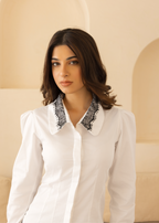 White Subtle Flex Shirt