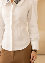 White Subtle Flex Shirt