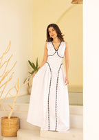 Slow burn maxi dress