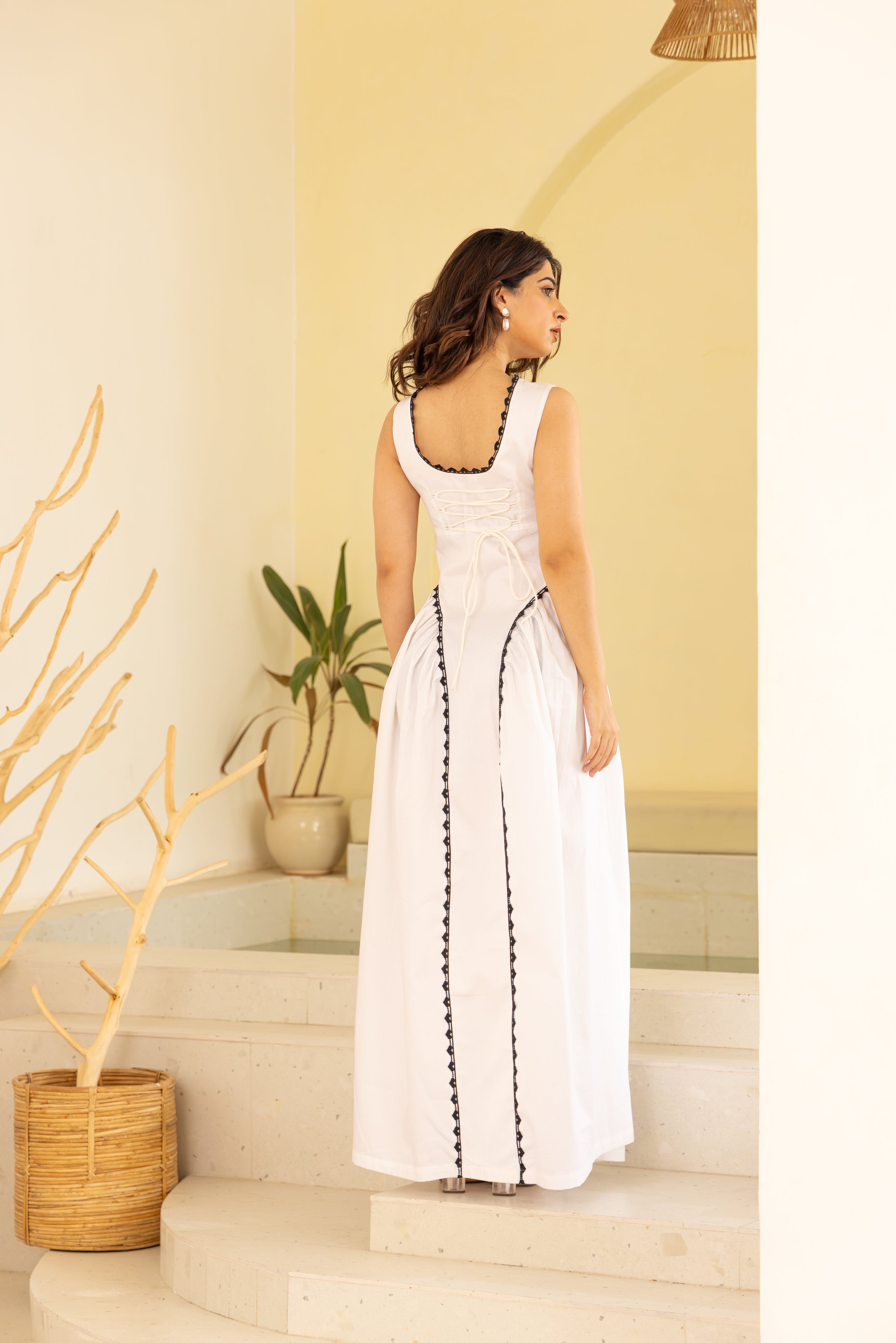 Slow burn maxi dress