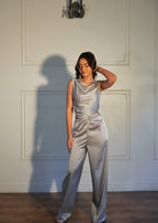 Cristina Grey Cowl top