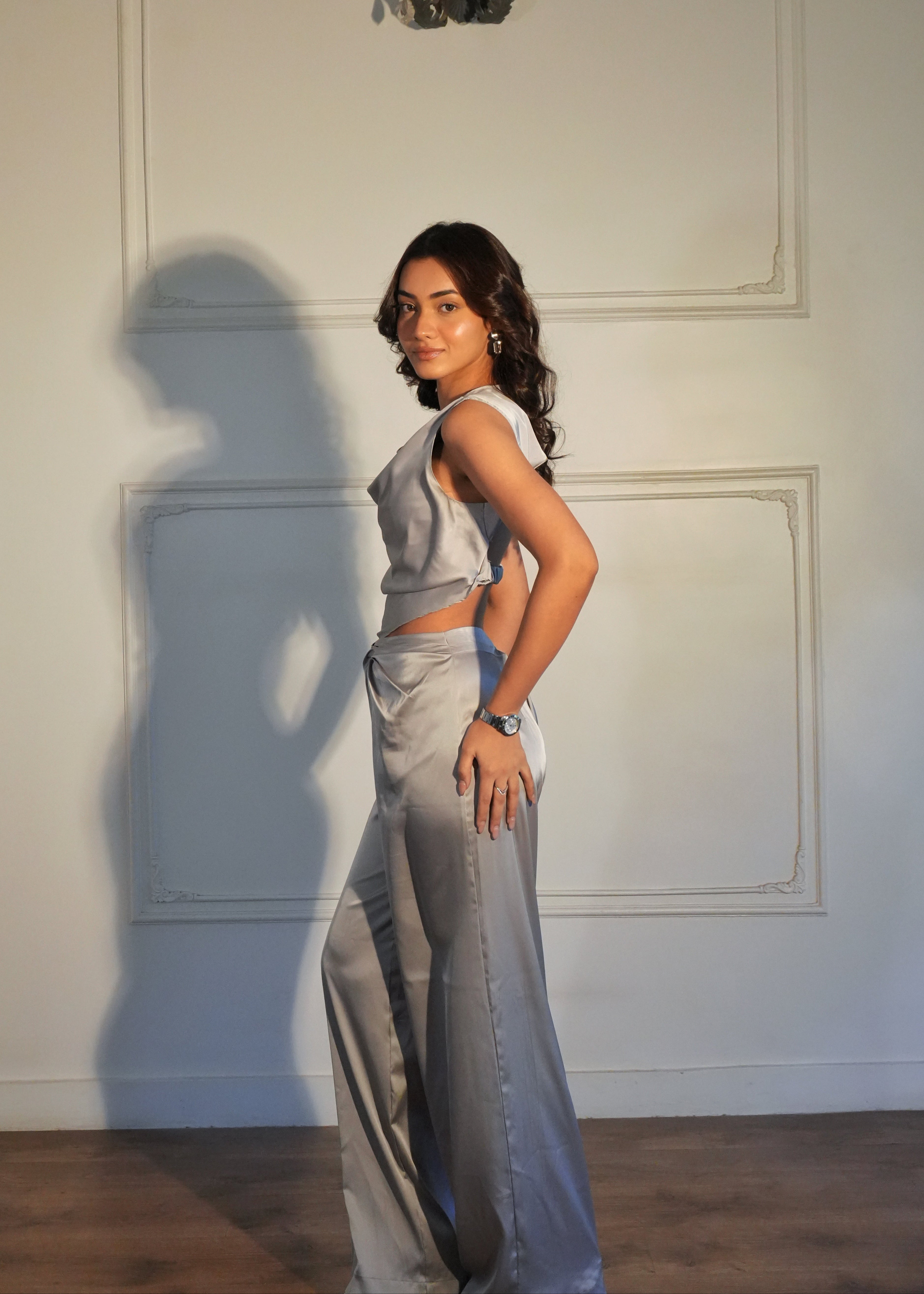 Cristina grey co-ord set