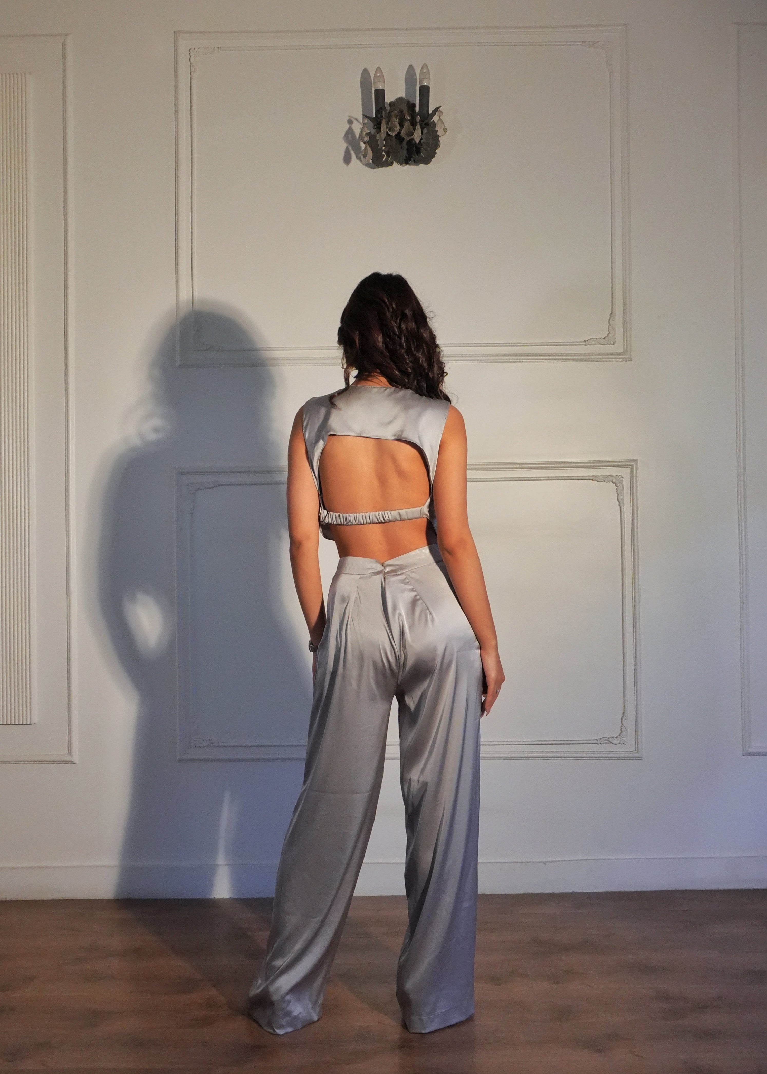 Cristina grey co-ord set
