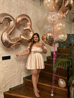 Elara Satin Corset dress